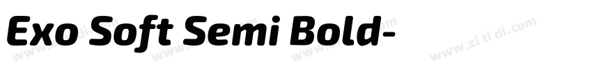 Exo Soft Semi Bold字体转换 Exo Soft Semi Bold字体转换